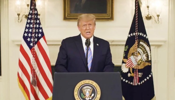 Donald Trump realiza discurso de despedida ao deixar cargo de presidente
