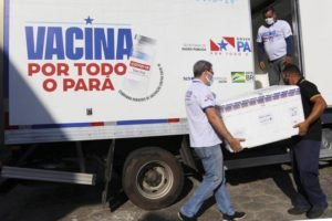 Pará recebe mais de 120 mil doses de vacinas contra a Covid-19 nesta terça-feira