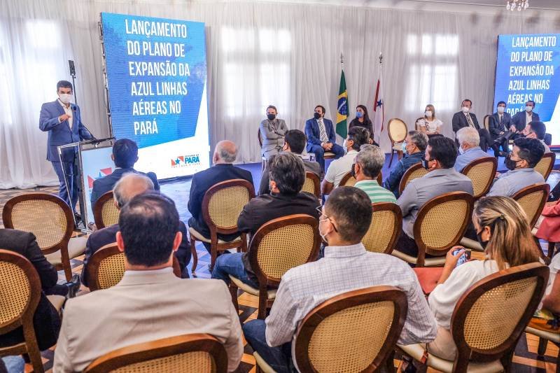 Governo do Pará fecha parceria com a Azul Linhas Aéreas para expandir voos em todo o Estado