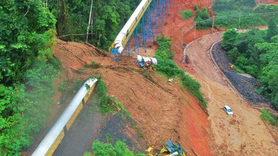 Deslizamento ocorre no projeto Salobo após fortes chuvas em Carajás