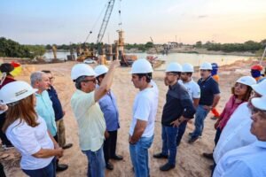 Governo vistoria obras da terceira ponte sobre o Rio Itacaiúnas e anuncia construção de viaduto