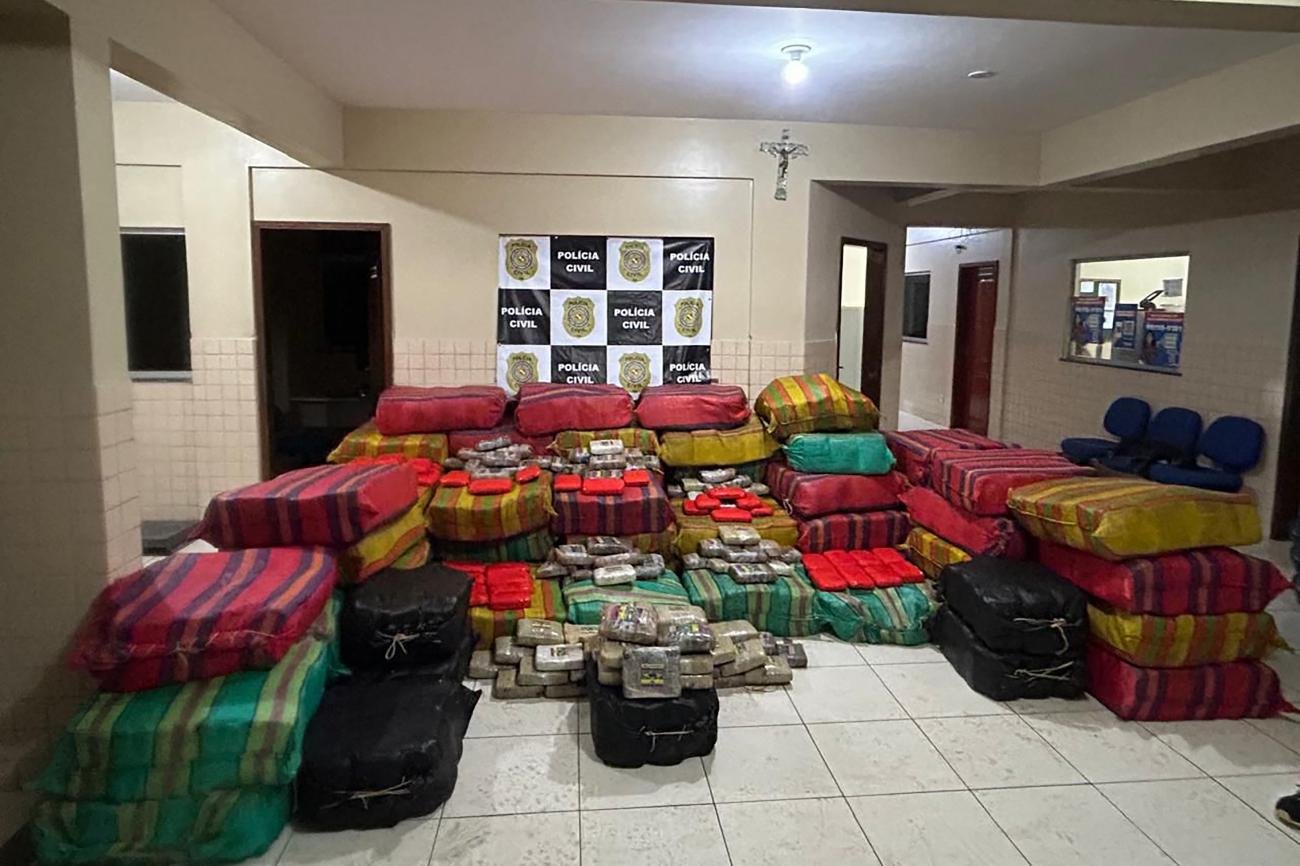 Polícia confisca 3,2 toneladas de drogas, a maior apreensão na história das forças de segurança do Pará
